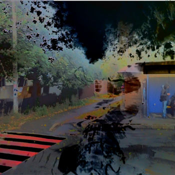 Digital Arts με τίτλο "yesterday morning i…" από Michel Tabanou, Αυθεντικά έργα τέχνης, Ψηφιακή ζωγραφική