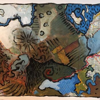 Peinture intitulée "Croatia  #2" par Alain Godefroid, Œuvre d'art originale, Acrylique