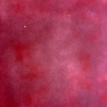 Peinture intitulée "3 dots on red" par Greg Powell, Œuvre d'art originale, Bombe aérosol