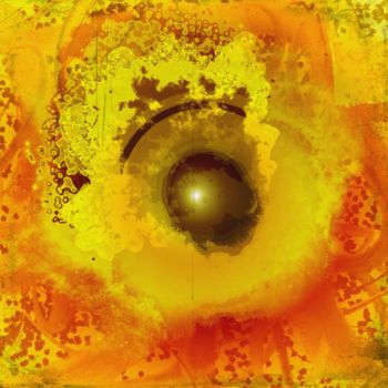 Digital Arts titled "A Piece of Her Univ…" by Cila, Original Artwork, Digital Painting