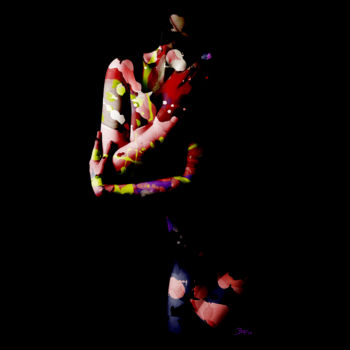 Digital Arts titled "Modest Disappearance" by Barry Farley Visual Arts, Original Artwork, Digital Painting Mounted on Other…