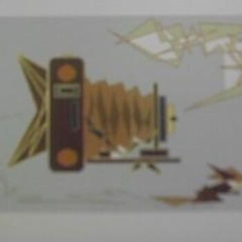 Drawing titled "un appareil de phot…" by An Vuvan, Original Artwork