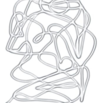Digitale Kunst mit dem Titel "Improvisation #3" von Lia Chechelashvili, Original-Kunstwerk, Digitaldruck