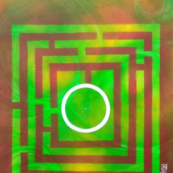 Painting titled "Destination" by Eltima Donald, Original Artwork, Acrylic