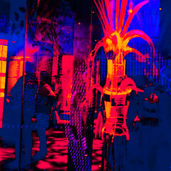 Digital Arts με τίτλο "Kiev en lumières" από Michel Tabanou, Αυθεντικά έργα τέχνης, Ψηφιακή ζωγραφική