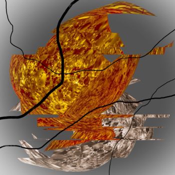 Digital Arts titled "Unspoken Contradict…" by Cila, Original Artwork, Digital Painting
