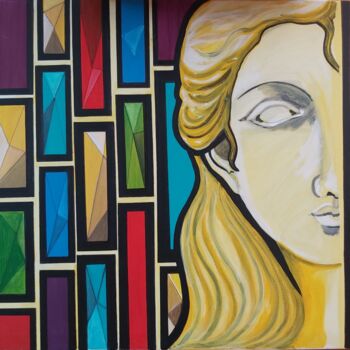 Peinture intitulée "Tetraktys" par Fabiola Porras, Œuvre d'art originale, Acrylique