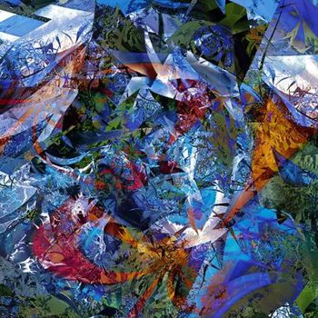 Peinture intitulée "CANADADA" par Pix-Peinture Kabuki, Œuvre d'art originale, Huile