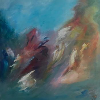 「Scene」というタイトルの絵画 Isabelle Nyによって, オリジナルのアートワーク, アクリル