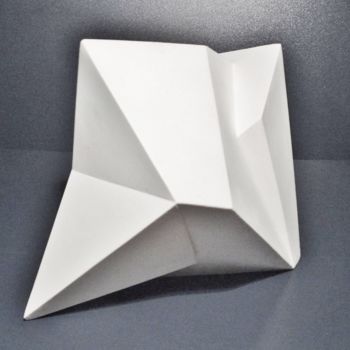 Sculpture titled "fragmentación" by Carlos Castanedo, Original Artwork, Resin