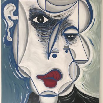 Peinture intitulée "Portrait de joseph…" par David Josset, Œuvre d'art originale, Acrylique