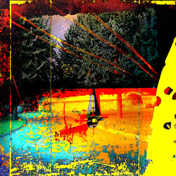 Arts numériques intitulée "navigation du Docte…" par Michel Tabanou, Œuvre d'art originale, Peinture numérique