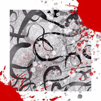 Digital Arts titled "Peurs Anciennes, Pe…" by Cila, Original Artwork, Digital Painting