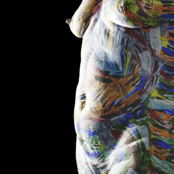 Photographie intitulée "Déesse" par Nicolas Bernié, Œuvre d'art originale, Photographie numérique