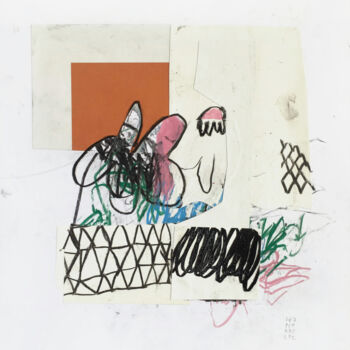 Dessin intitulée "SHORT STORY 47" par Luc Pierre, Œuvre d'art originale, Pastel