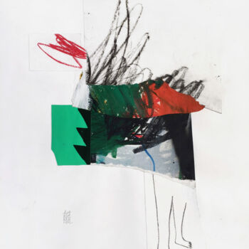 Dessin intitulée "RIGHT AHEAD 2" par Luc Pierre, Œuvre d'art originale, Pastel