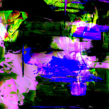 数字艺术 标题为“No Direction but Fo…” 由Barry Farley Visual Arts, 原创艺术品, 数字油画 安装在其他刚性面板上