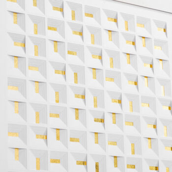Sculpture titled "PS - 28" by Cosmin Adam, Original Artwork, Paper Mounted on Aluminium