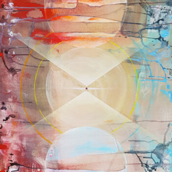 Schilderij getiteld "t r a n s f o r m a…" door Sabina Kiss, Origineel Kunstwerk, Acryl