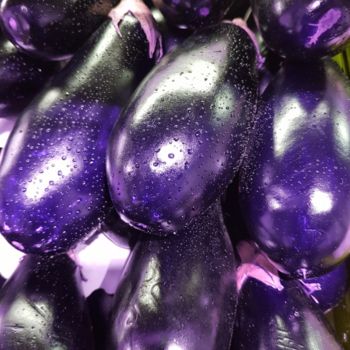 Φωτογραφία με τίτλο "Aubergines Nuance 2…" από Carlos Vieira, Αυθεντικά έργα τέχνης, Μη χειραγωγημένη φωτογραφία