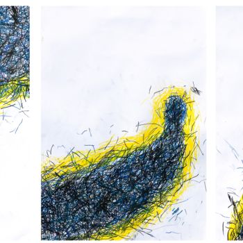 Painting titled ""I am the angel of…" by Giulio Benatti, Original Artwork, Graphite
