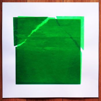 Incisioni, stampe intitolato "Fuir le carré/ fluo…" da Jo-Ka, Opera d'arte originale, Serigrafia