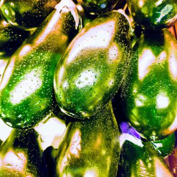 Fotografie mit dem Titel "Aubergines (ref.eff…" von Carlos Vieira, Original-Kunstwerk, Nicht bearbeitete Fotografie