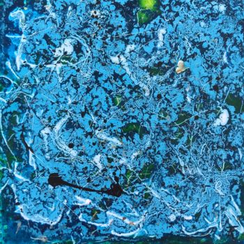 Peinture intitulée "Rouler sous la lune" par Aurélien Farlet, Œuvre d'art originale, Acrylique