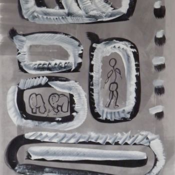 Dessin intitulée "The Wild eye" par Marc Bulyss, Œuvre d'art originale, Encre