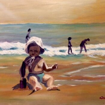 Jugando en la playa