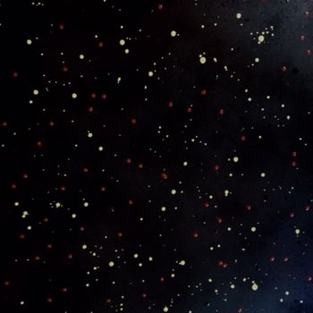 Pintura titulada "night skys" por Greg Powell, Obra de arte original, Esmalte