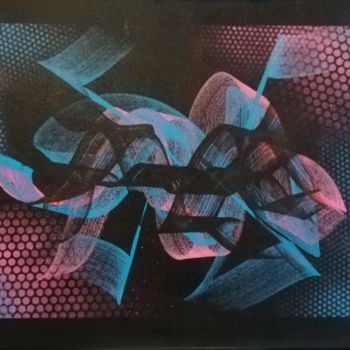 Peinture intitulée "Black & Write" par Trä  Abstract Painting, Œuvre d'art originale, Acrylique