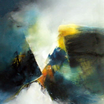 Peinture intitulée "Monde Flottant" par Jacques Reverdy, Œuvre d'art originale, Huile