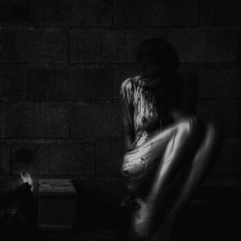 Photography titled "Black 5" by Kesa Graffiti, Original Artwork, Manipulated Photography