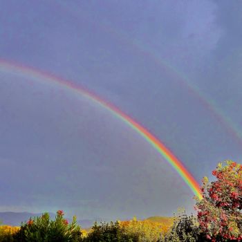 Photographie intitulée "arc en ciel" par Martine Maury, Œuvre d'art originale, Photographie non manipulée