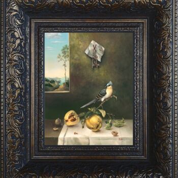 Εκτυπώσεις & Χαρακτικά με τίτλο "Still Life with Qui…" από Irena Aizen, Αυθεντικά έργα τέχνης, Ψηφιακή εκτύπωση Τοποθετήθηκε…