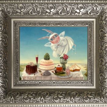 印花与版画 标题为“Name-Day. Framed Pr…” 由Irena Aizen, 原创艺术品, 数字打印 安装在纸板上
