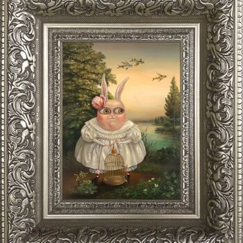 Εκτυπώσεις & Χαρακτικά με τίτλο "Bird-Catcher. Frame…" από Irena Aizen, Αυθεντικά έργα τέχνης, Ψηφιακή εκτύπωση Τοποθετήθηκε…
