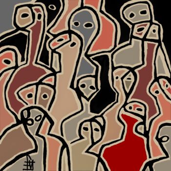 Arts numériques intitulée "sans titre 3" par Franck Vidal, Œuvre d'art originale, Peinture numérique