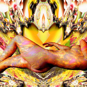 Digital Arts titled "ANDROMEDA B" by Paul Pinzarrone, Original Artwork, Digital Painting