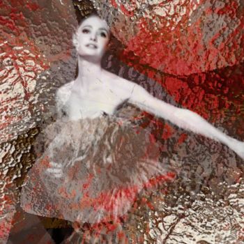 Digital Arts titled ""Elegance"" by Art Moé, Original Artwork, 2D Digital Work Mounted on Aluminium