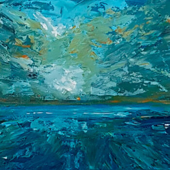 제목이 "Turbulentes Meer"인 미술작품 Sophia Kühn로, 원작, 아크릴