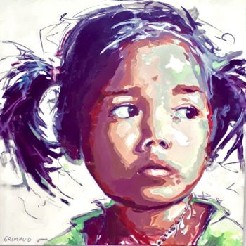 Peinture intitulée "Avril" par Mathilde Grimaud, Œuvre d'art originale, Acrylique
