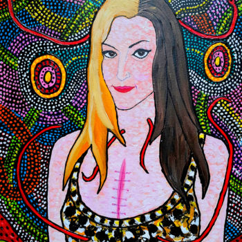 Painting titled "Recipiens Bastard 2…" by Alina Nilova, Original Artwork, Acrylic