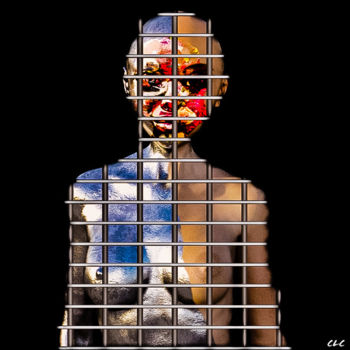 Photography titled "Derrière les barrea…" by Clc, Original Artwork, Digital Photography