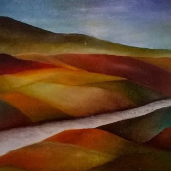 Peinture intitulée "Impression irlandai…" par Thierry Robin, Œuvre d'art originale, Gouache