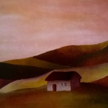 Ζωγραφική με τίτλο "Impression irlandai…" από Thierry Robin, Αυθεντικά έργα τέχνης, Γκουάς