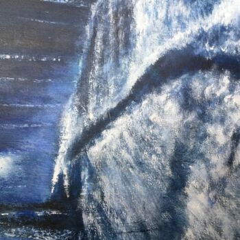 Malerei mit dem Titel "Le petit chemin" von Anne Vignau, Original-Kunstwerk, Acryl