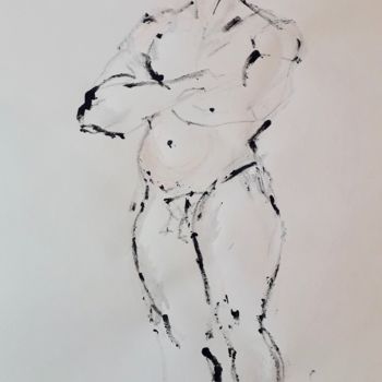 Dessin intitulée "artaban" par Catherine Claude, Œuvre d'art originale, Acrylique