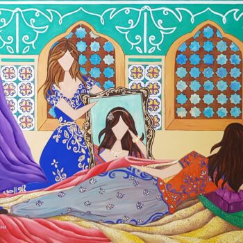 Peinture intitulée "Lallahoum" par Esma, Œuvre d'art originale, Huile